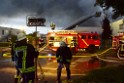 Grossbrand Halle Troisdorf Kriegsdorf Junkersring P363